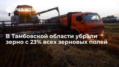 Максим Егоров - В Тамбовской области убрали зерно с 23% всех зерновых полей - smartmoney.one - Тамбовская обл.
