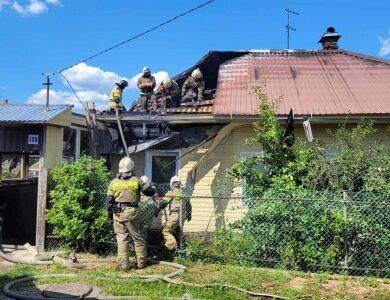Вчера произошел пожар в Кунгуре на улице Гребнева - iskra-kungur.ru - Пермь - Пермь
