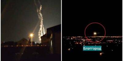 Одна из российских ракет ударила по Белгороду. Инцидент попал на видео - nv.ua - Россия - Украина - Белгород