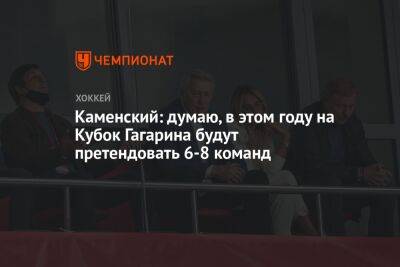 Валерий Каменский - Каменский: думаю, в этом году на Кубок Гагарина будут претендовать 6-8 команд - championat.com