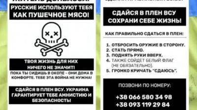 Анна Маляр - Последний шанс сдаться в плен: перед наступлением ВСУ запускают агитационные снаряды для россиян - ru.slovoidilo.ua - Украина - Харьковская обл.