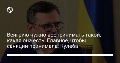 Дмитрий Кулеба - Венгрию нужно воспринимать такой, какая она есть. Главное, чтобы санкции принимала: Кулеба - liga.net - Россия - Украина - Венгрия - Будапешт