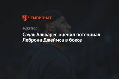 Альварес Сауль - Джеймс Леброн - Сауль Альварес оценил потенциал Леброна Джеймса в боксе - championat.com - Лос-Анджелес