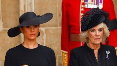 Елизавета II - принц Гарри - королева Виктория - принцесса Шарлотта - В отличие от Кейт и Камиллы: почему Меган Маркл была без вуали на похоронах Елизаветы II - 24tv.ua - Англия