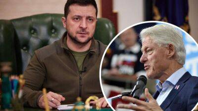 Вильям Клинтон - США должны оставаться лидером в давлении на россию, – Зеленский пообщался с Биллом Клинтоном - 24tv.ua - США - Украина