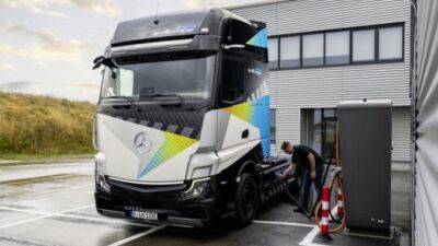 Представлен прототип «дальнобойного» электротягача Mercedes-Benz eActros LongHaul - usedcars.ru - Германия