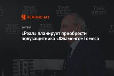 «Реал» планирует приобрести полузащитника «Фламенго» Гомеса - championat.com - Англия - Бразилия - Испания - Мадрид