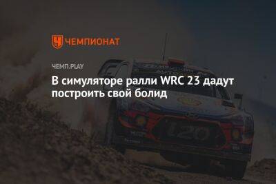 Томас Хендерсон - В симуляторе ралли WRC 23 дадут построить свой болид - championat.com