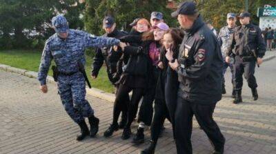 В россии возобновились антивоенные протесты, есть задержанные - ru.slovoidilo.ua - Украина - Новосибирск - Иркутск - Томск