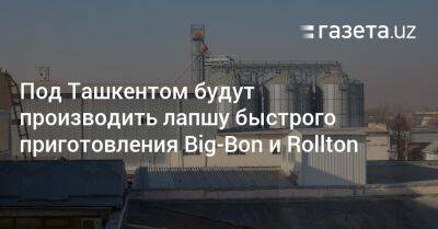 Под Ташкентом будут производить лапшу быстрого приготовления Big-Bon и Rollton - gazeta.uz - Узбекистан - Ташкент