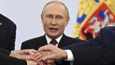 Владимир Путин - Джо Байден - Реакции на решение Путина об аннекии Украины: США, НАТО и Израиль выступили против - vesty.co.il - Москва - Россия - США - Украина - Вашингтон - Израиль - Запорожская обл. - Херсон - Запорожье - Херсонская обл. - Донецкая обл.