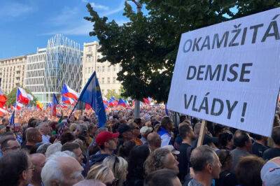 Фиала Петра - Организаторы протестов в Праге потребовали отставки правительства до 25 сентября - obzor.lt - Чехия - Прага - Конституция