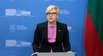 Ингрида Шимоните - Агне Билотайте - Премьер-министр Литвы: сплотив ряды, мы выдержим энергетические вызовы, которые ждут нас зимой - koronavirus.center - Литва - Вильнюс