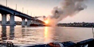 Удар по Антоновскому мосту сняли с экстремально близкого расстояния — видео - nv.ua - Россия - Украина - Херсон - Херсонская обл. - Херсонская Область