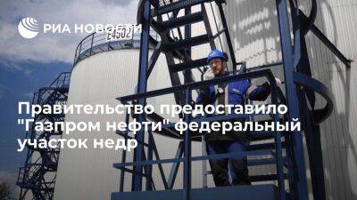 Правительство предоставило "Газпром нефти" федеральный участок недр в территориальном море - smartmoney.one - Россия