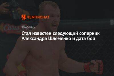 Александр Шлеменко - Александр Илич - Стал известен следующий соперник Александра Шлеменко и дата боя - championat.com - Россия - Екатеринбург - Бразилия - Сербия