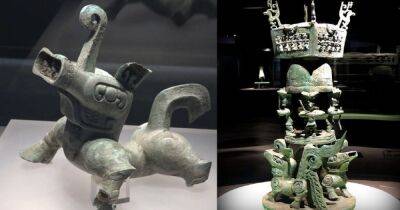 В Китае обнаружили гигантскую бронзовую статую в виде мифического зверя (фото) - focus.ua - Китай - Украина - Египет