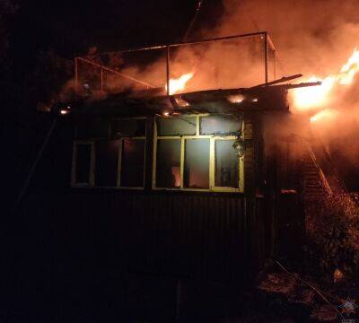 В Гродненском районе произошел пожар в дачном доме из-за перекала камина - grodnonews.by - Белоруссия