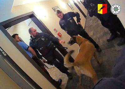 В Праге забравшийся в отель вор спрятался от полиции под кроватью: видео - vinegret.cz - Чехия - Прага