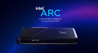 Intel раскрыла характеристики настольных видеокарт Arc A770, A750 и A580: до 32 ядер Xe, до 16 ГБ памяти и энергопотребление до 225 Вт - itc.ua - Украина - Николаевская обл.