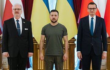 Владимир Зеленский - Матеуш Моравецкий - В Киев неожиданно прибыли лидеры двух стран Евросоюза - charter97.org - Украина - Киев - Белоруссия - Польша - Латвия