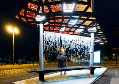 В Праге установили первую остановку, напечатанную на 3D-принтере - vinegret.cz - Чехия - Прага