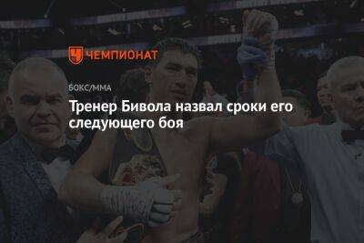Дмитрий Бивол - Тренер Бивола назвал сроки его следующего боя - championat.com - Россия - Киргизия