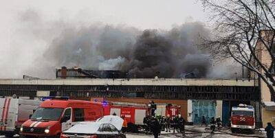 У Москві велику пожежу: горять склади на 2000 квадратних метрів - vchaspik.ua - Украина - місто Москва