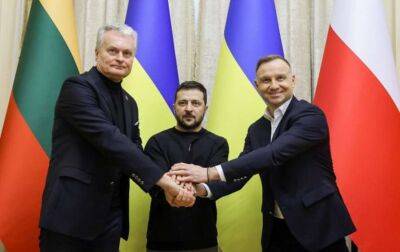 Україна, Польща та Литва підписали спільну декларацію у Львові - lenta.ua - Литва - Україна - Польща - місто Львів