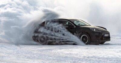 Porsche Macan - Новый электрокроссовер Porsche Macan заметили во время зимних испытаний (видео) - focus.ua - Украина