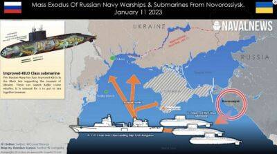 Росія вивела у Чорне море три носії ракет «Калібр» - lenta.ua - Украина - Росія