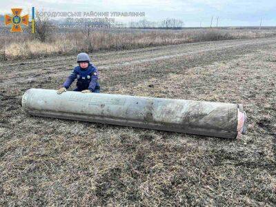 В поле «тыловой» громады на Харьковщине нашли остатки ракеты С-300 - objectiv.tv - Украина - Харьковская обл. - Гсчс