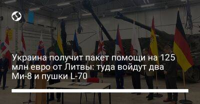 Арвидас Анушаускас - Украина получит пакет помощи на 125 млн евро от Литвы: туда войдут два Ми-8 и пушки L-70 - liga.net - Украина - Литва - Twitter