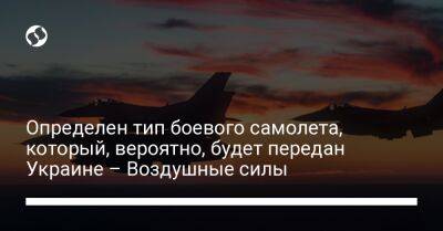 Юрий Игнат - Определен тип боевого самолета, который, вероятно, будет передан Украине – Воздушные силы - liga.net - Украина