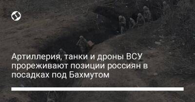 Артиллерия, танки и дроны ВСУ прореживают позиции россиян в посадках под Бахмутом - liga.net - Украина - Донецкая обл.