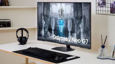 Samsung Odyssey Neo G7 — игровой 4К-монитор с панелью Quantum Mini-LED и возможностью запускать игры без ПК и консоли - itc.ua - Украина - Луганск