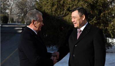 Садыр Жапаров - Узбекистан - Узбекистан и Кыргызстан официально завершили делимитацию границы - dialog.tj - Узбекистан - Киргизия - Бишкек