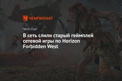 В сеть слили старый геймплей сетевой игры по Horizon Forbidden West - championat.com