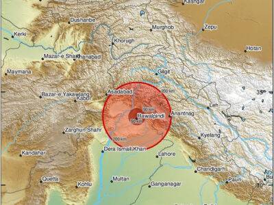 Землетрясение магнитудой 6,3 сотрясло столицу Пакистана - unn.com.ua - США - Украина - Киев - Таджикистан - Пакистан - Исламабад