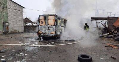 Херсон весь день 29 января был под обстрелами. Спасатели ликвидировали несколько масштабных пожаров - dsnews.ua - Россия - Украина - Херсон