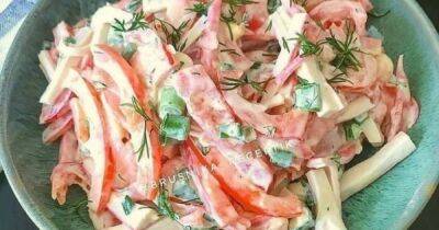 Низкокалорийный салат с крабовыми палочками: пошаговый рецепт - focus.ua - Украина