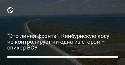 Наталья Гуменюк - "Это линия фронта". Кинбурнскую косу не контролирует ни одна из сторон – спикер ВСУ - liga.net - Украина - Николаевская обл.