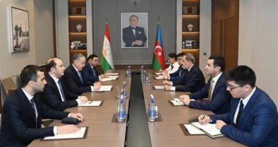 Сироджиддин Мухриддин - Джейхун Байрамов - В Баку обсудили расширение двустороннего сотрудничества между Таджикистаном и Азербайджаном - dialog.tj - Таджикистан - Азербайджан