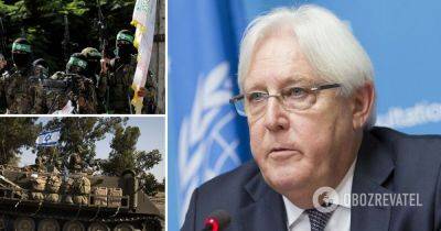 Мартин Гриффитс - Война в Израиле – в ООН призвали обе стороны конфликта освободить всех заложников – ХАМАС атаковал Израиль - obozrevatel.com - Израиль