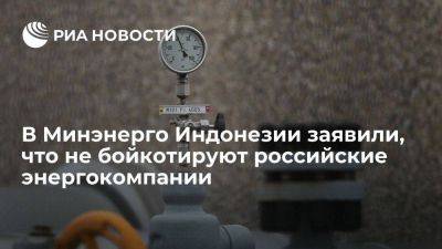 В Индонезии заявили, что готовы продолжать диалог с российскими энергокомпаниями - smartmoney.one - Москва - Россия - Индонезия