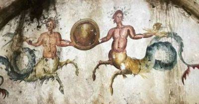 Вне власти времени. В Италии нашли нетронутый некрополь, украшенный фресками Цербера (фото) - focus.ua - Украина - Италия - Рим - Находка