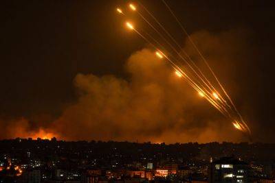 Массированная ракетная атака ХАМАС на Израиль - usa.one