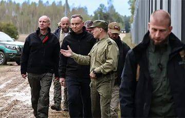 Анджей Дуда - Президент Польши побывал на польско-белорусской границе - charter97.org - Белоруссия - Польша
