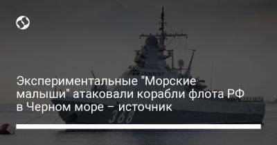 Экспериментальные "Морские малыши" атаковали корабли флота РФ в Черном море – источник - liga.net - Россия - Украина - Севастополь