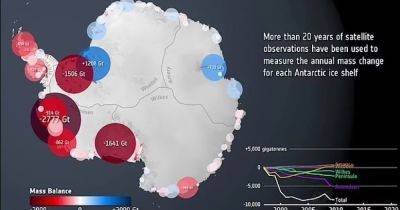 Слезы Антарктиды. За 25 лет ледники потеряли треть массы и выбросили в океан 7,5 триллиона тонн воды - focus.ua - Украина - Антарктида